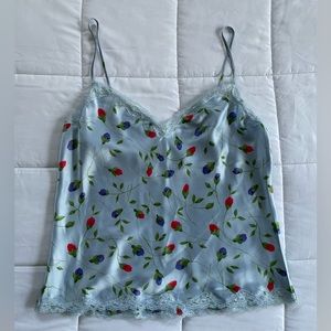 Victoria’s Secret Blue Pajama Top Size Medium
